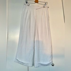 Karl Lagerfeld | 8 | White Wide Leg Trouser